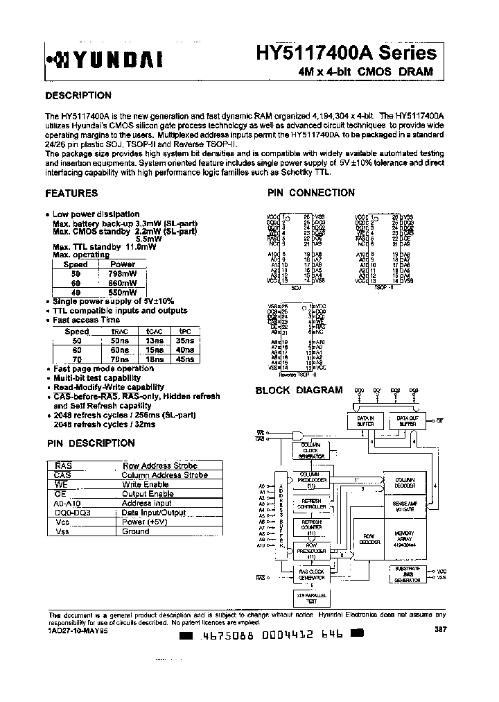 HY5117400AT-70_1931993.PDF Datasheet