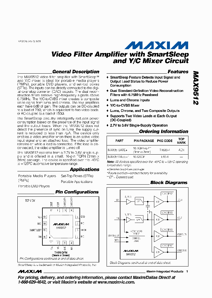 MAX9512_1932001.PDF Datasheet