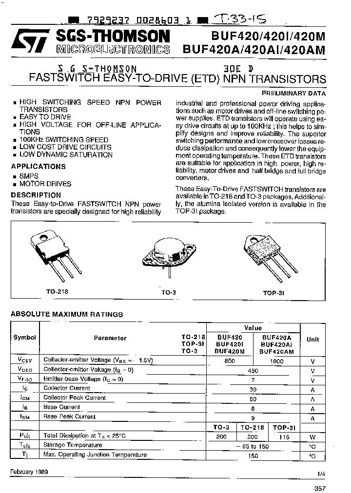 BUF420AI_1932874.PDF Datasheet