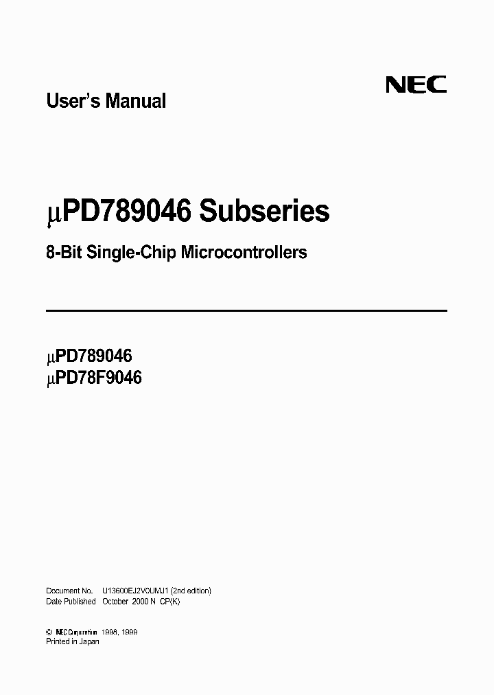 UPD78F9046GB-8ES_1933086.PDF Datasheet