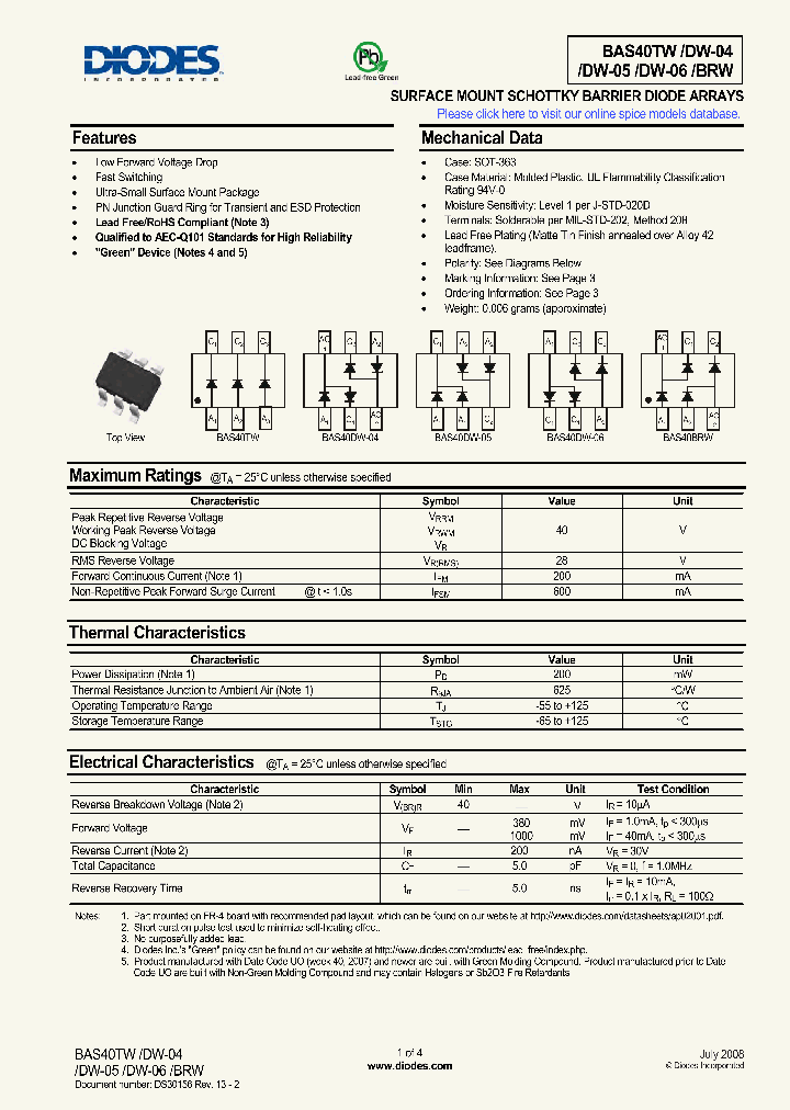 BAS40DW-06-7_1934099.PDF Datasheet