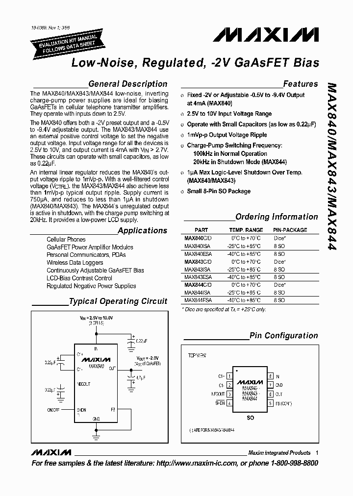 MAX840_1934350.PDF Datasheet