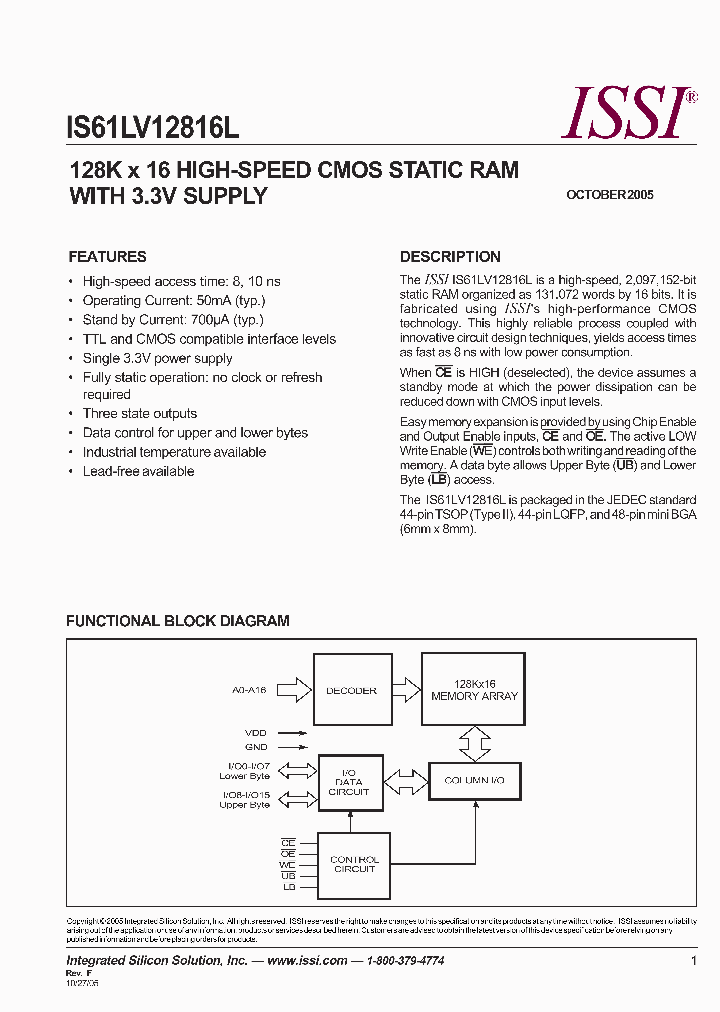 IS61LV12816L-8T_1935864.PDF Datasheet