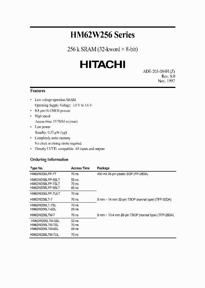 HM62W256LT-8SL_1936214.PDF Datasheet