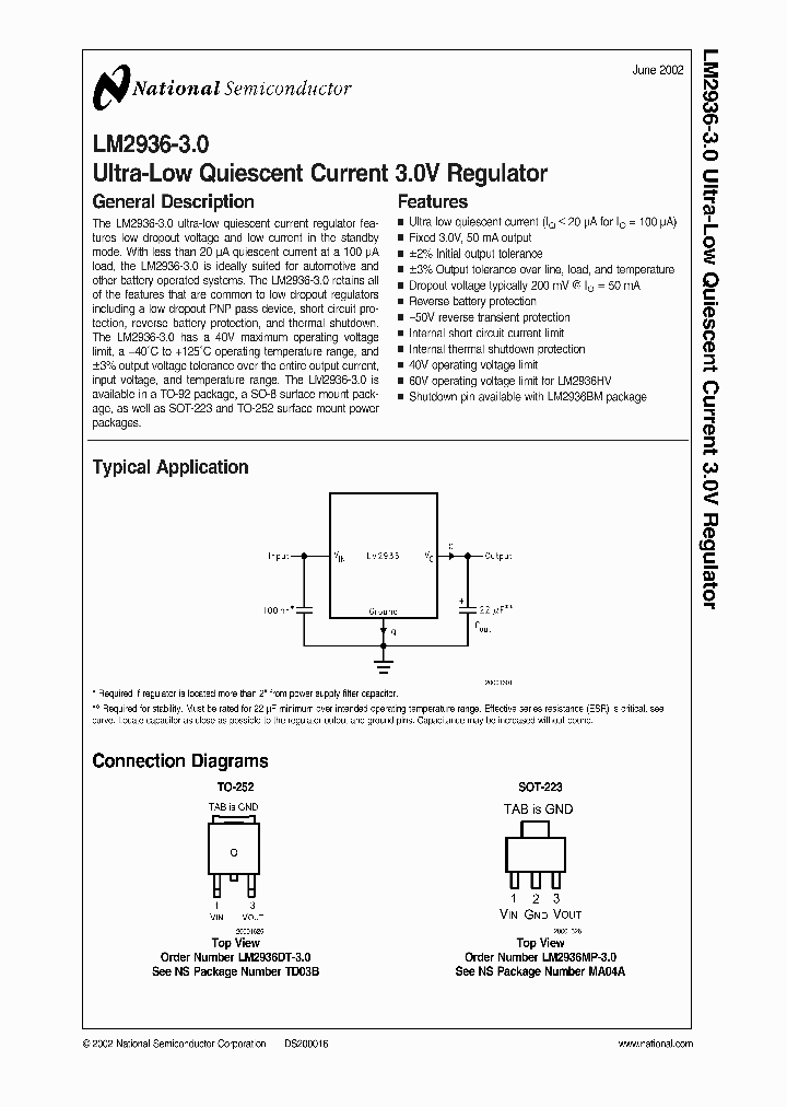 LM2936HVMA-30_1936667.PDF Datasheet