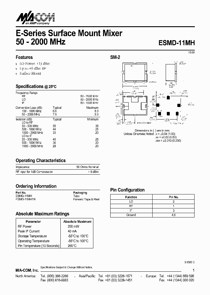 ESMD-11MH_1937056.PDF Datasheet