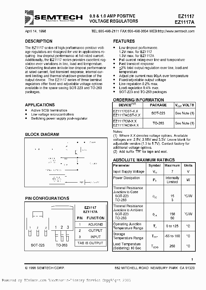 EZ1117CST-285_1938933.PDF Datasheet