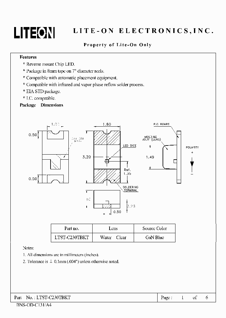 LTST-C230TBKT_1938975.PDF Datasheet