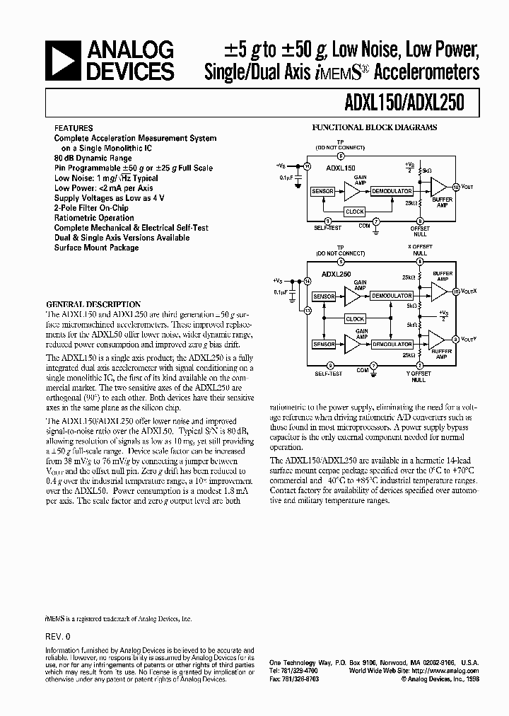 ADXL150_1940497.PDF Datasheet