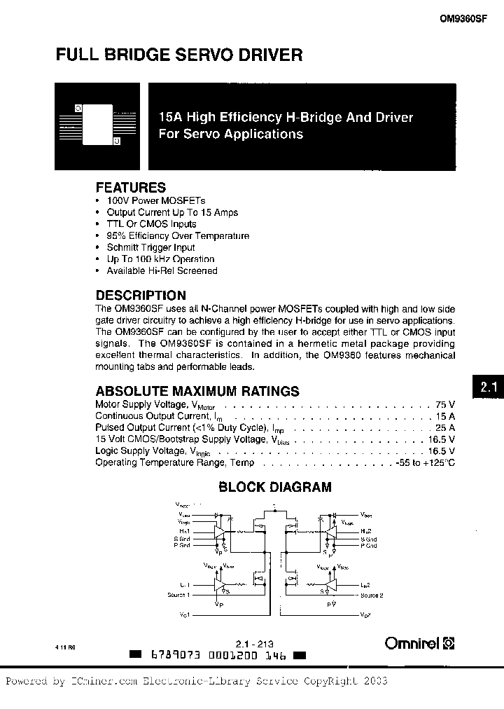 OM9360SF_1940015.PDF Datasheet