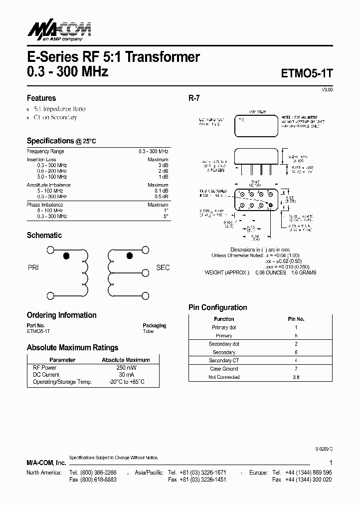 ETMO5-1T_1937975.PDF Datasheet
