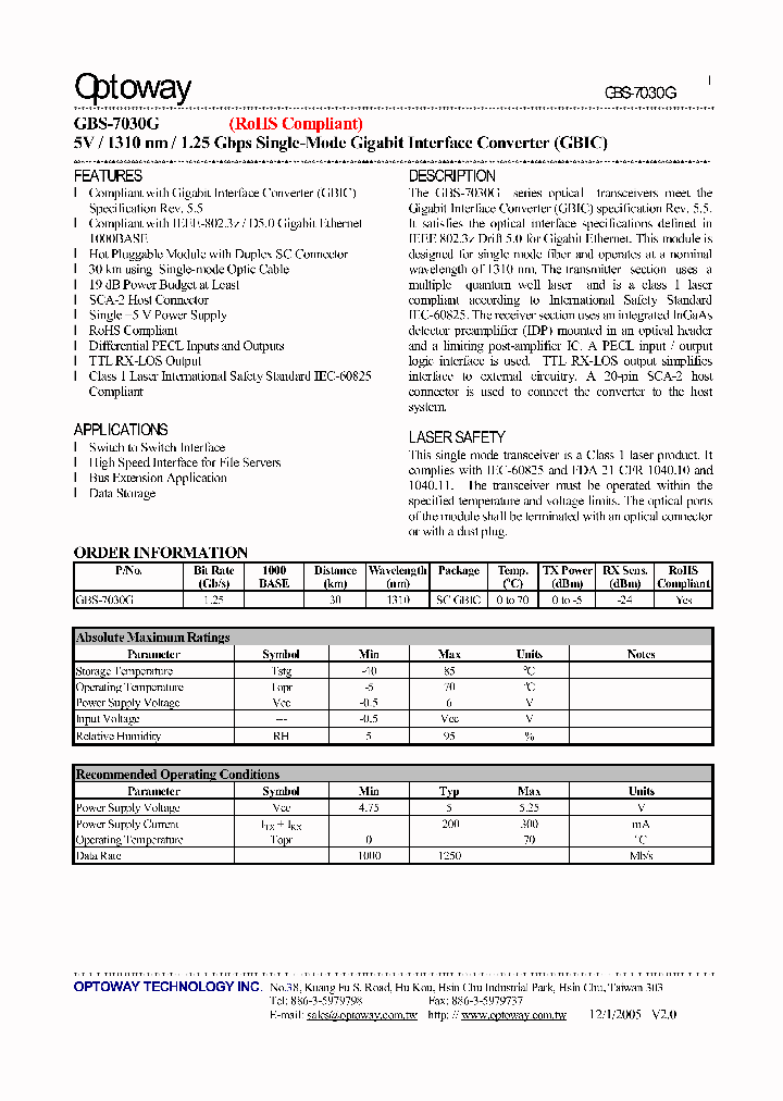 GBS-7030G_1942589.PDF Datasheet