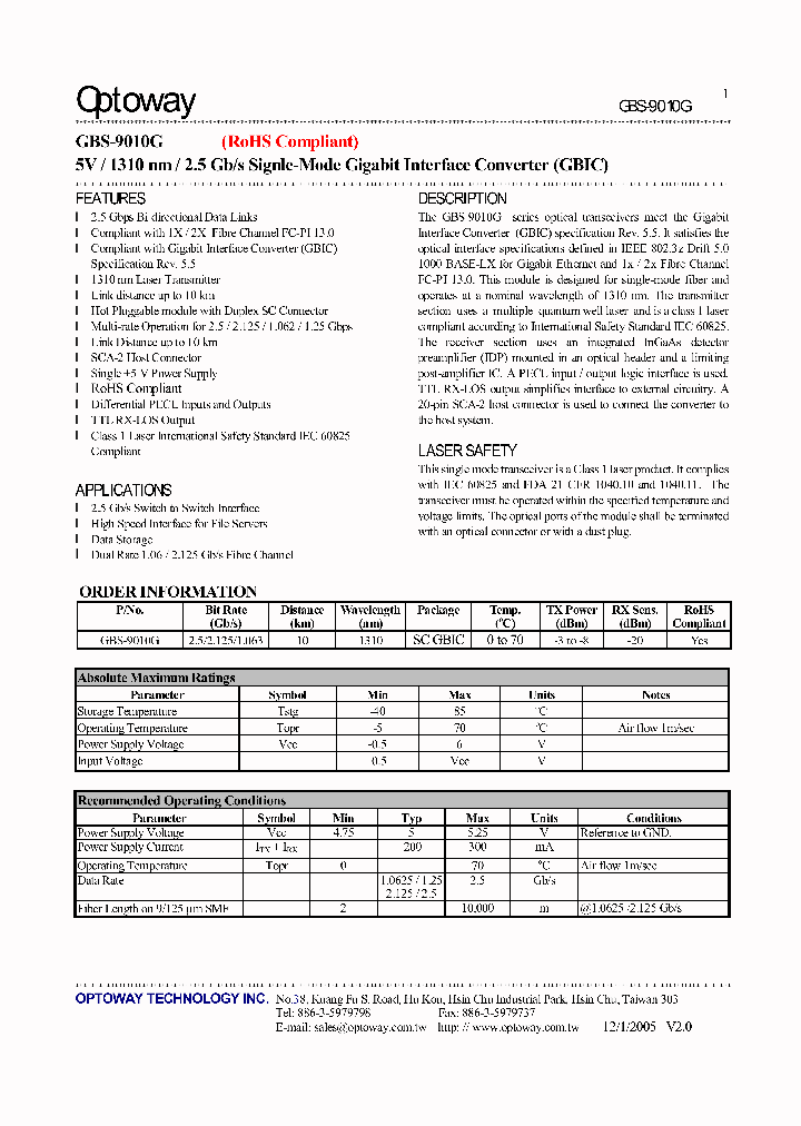 GBS-9010G_1942912.PDF Datasheet