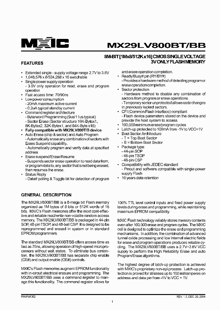 29LV800BT-70_1943201.PDF Datasheet