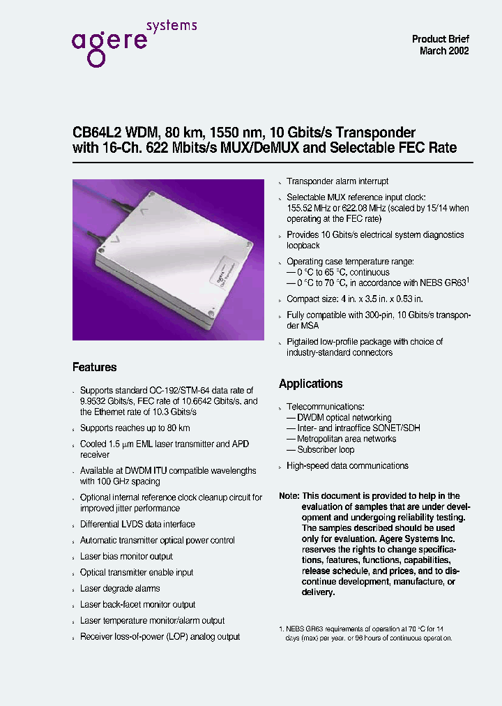 CB64L2WAA_1931537.PDF Datasheet