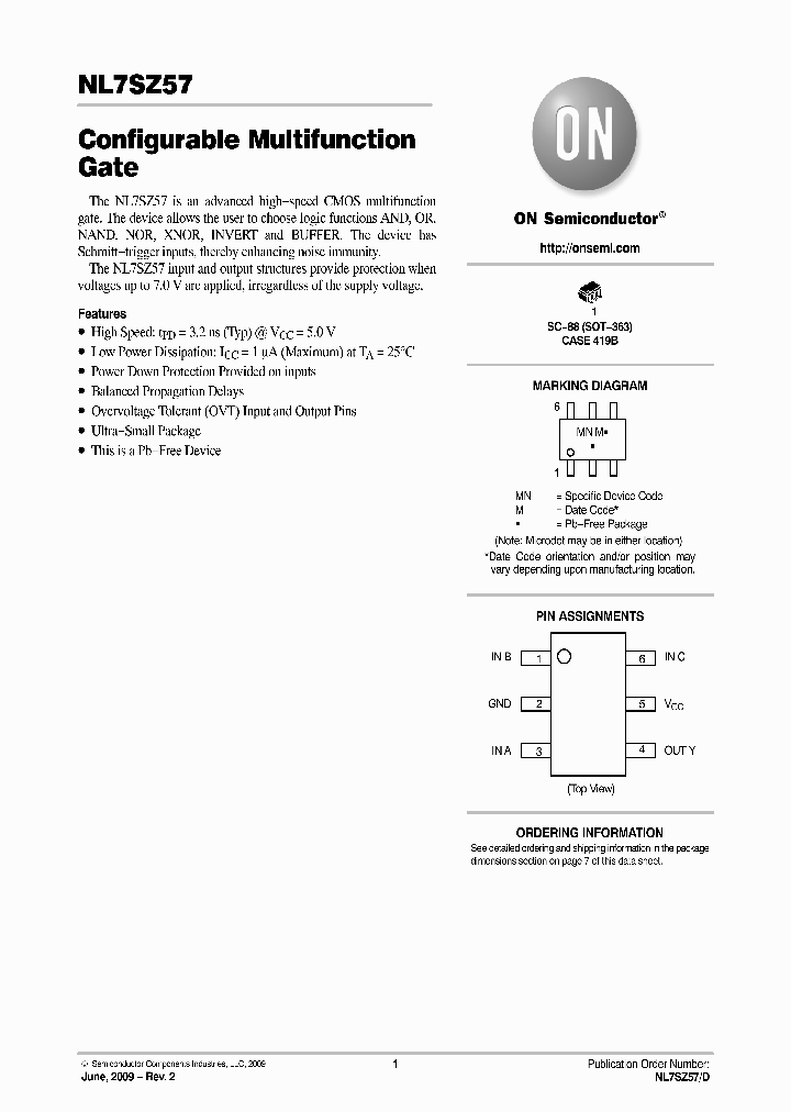 NL7SZ57DFT2G_1944389.PDF Datasheet