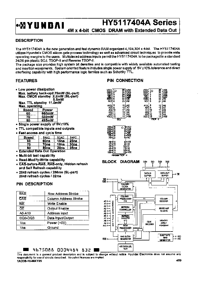 HY5117404AT-70_1931994.PDF Datasheet