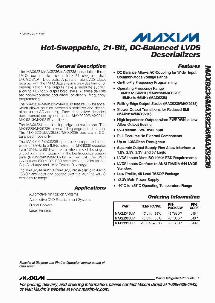 MAX9234_1945486.PDF Datasheet