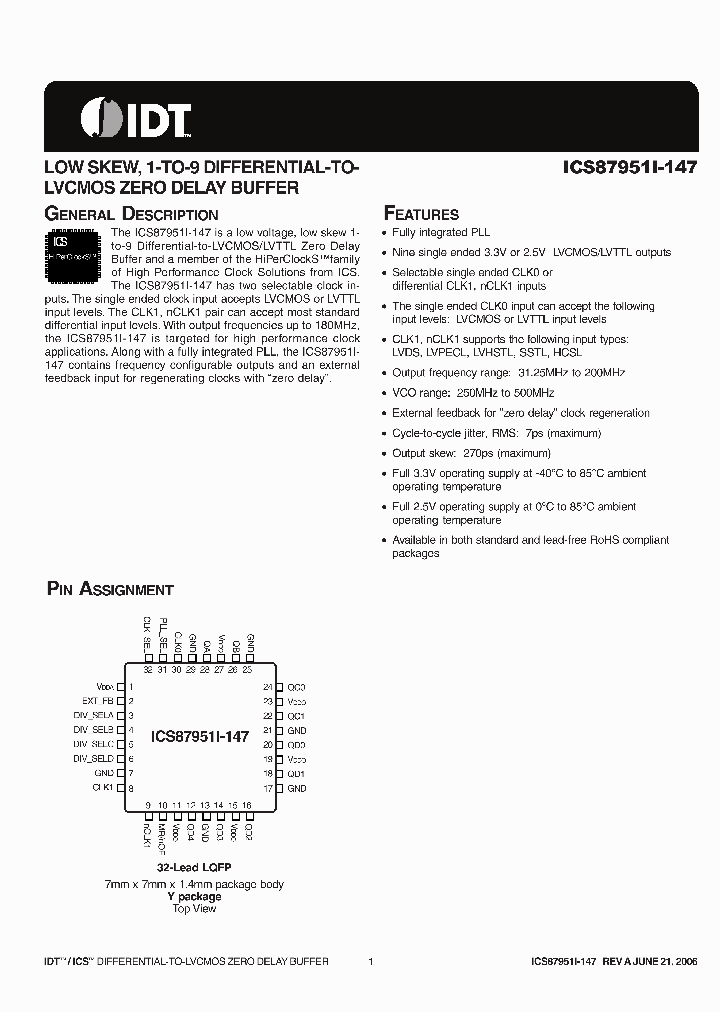 ICS87951-147I_1945942.PDF Datasheet