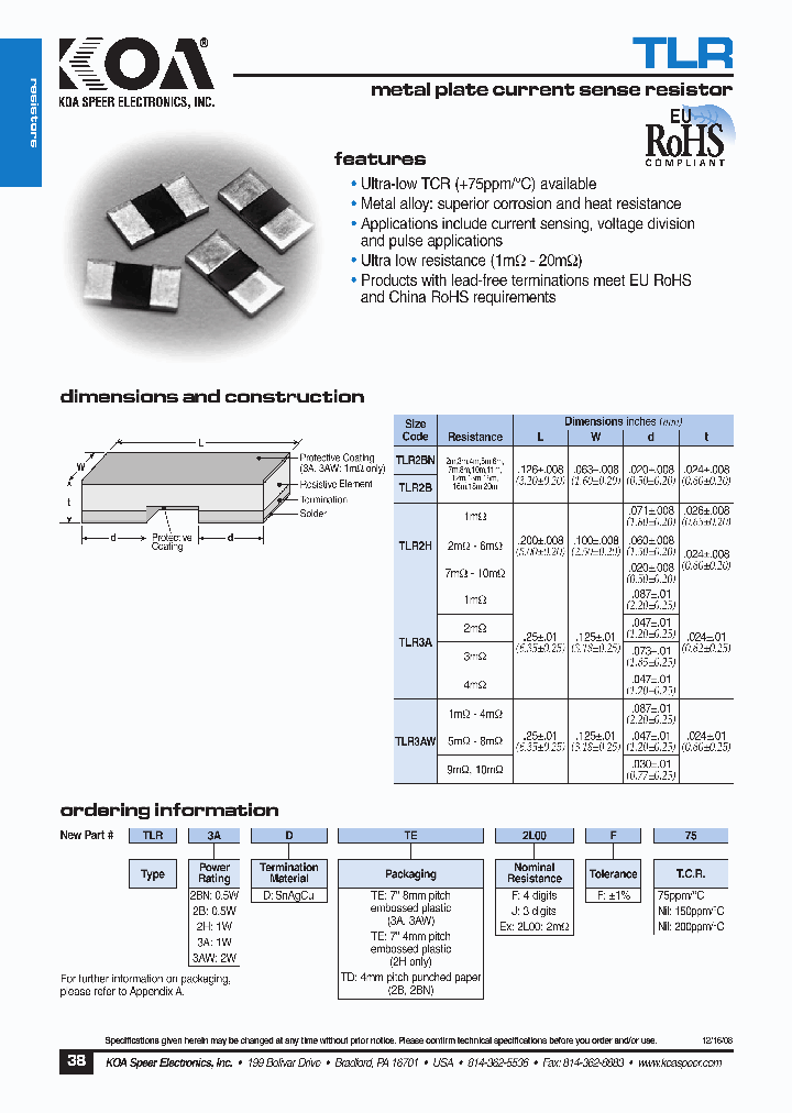 TLR2BDTDK18L0F_1946228.PDF Datasheet