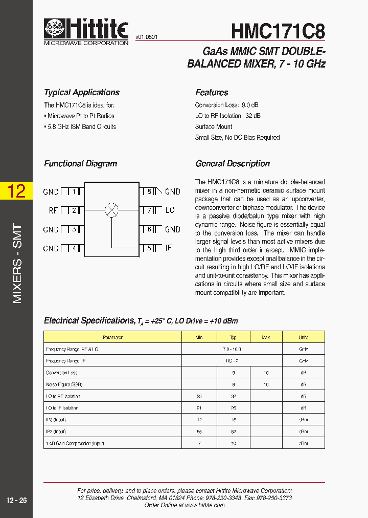 HMC171C8_1946239.PDF Datasheet