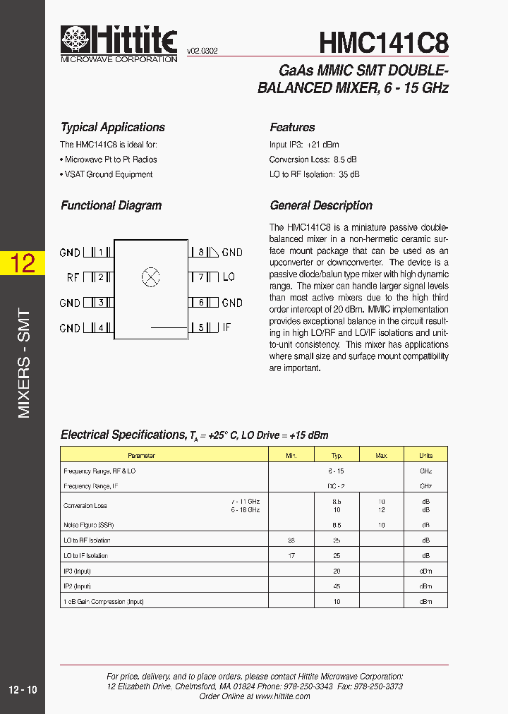 HMC141C8_1946236.PDF Datasheet