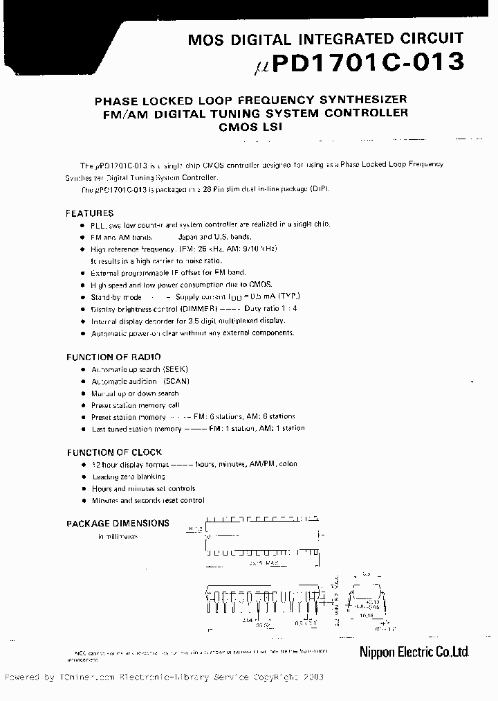 UPD1701C-013_1945430.PDF Datasheet