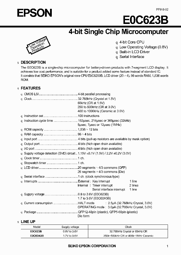 E0C623B_1947381.PDF Datasheet