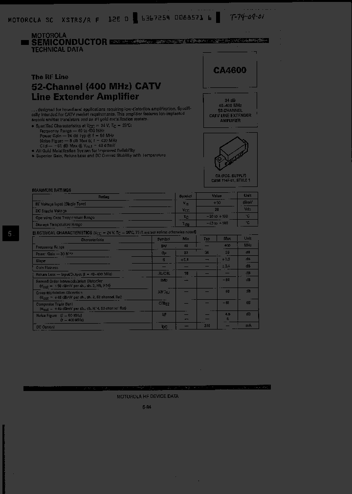 CA4600_1948635.PDF Datasheet