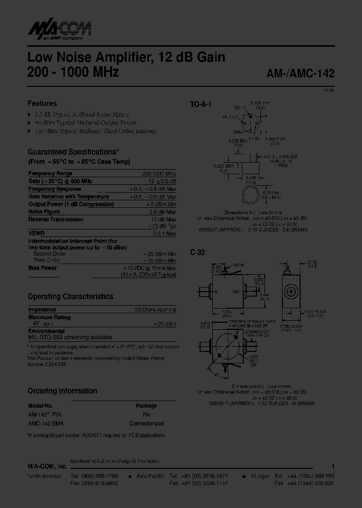 AMC142SMA_1948650.PDF Datasheet