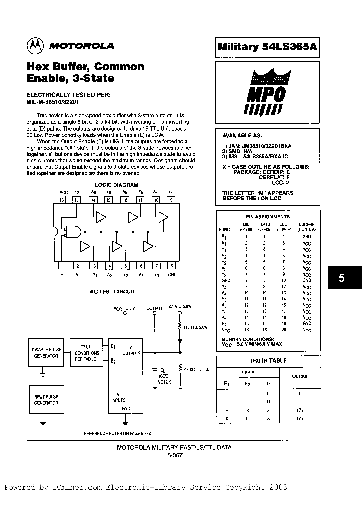 54LS365AMB2AJC_1948770.PDF Datasheet