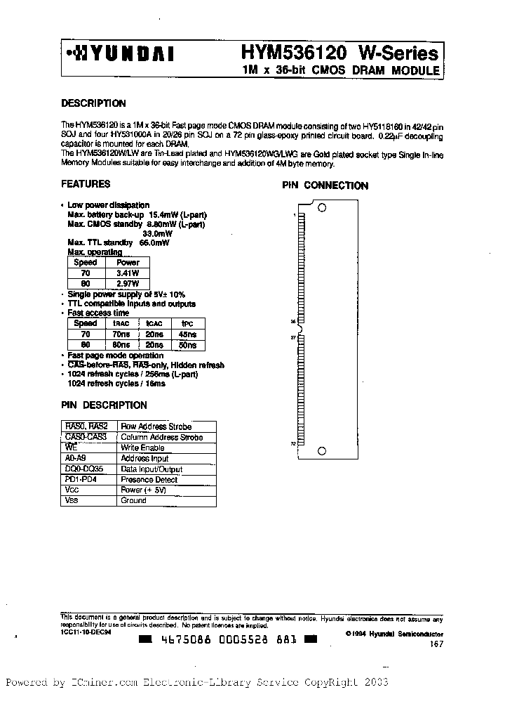 HYM536120W-70_1951445.PDF Datasheet