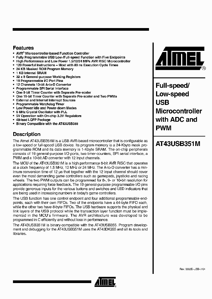 AT43USB351M-AC_1955518.PDF Datasheet
