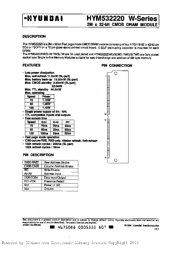 HYM532220W-70_1951444.PDF Datasheet