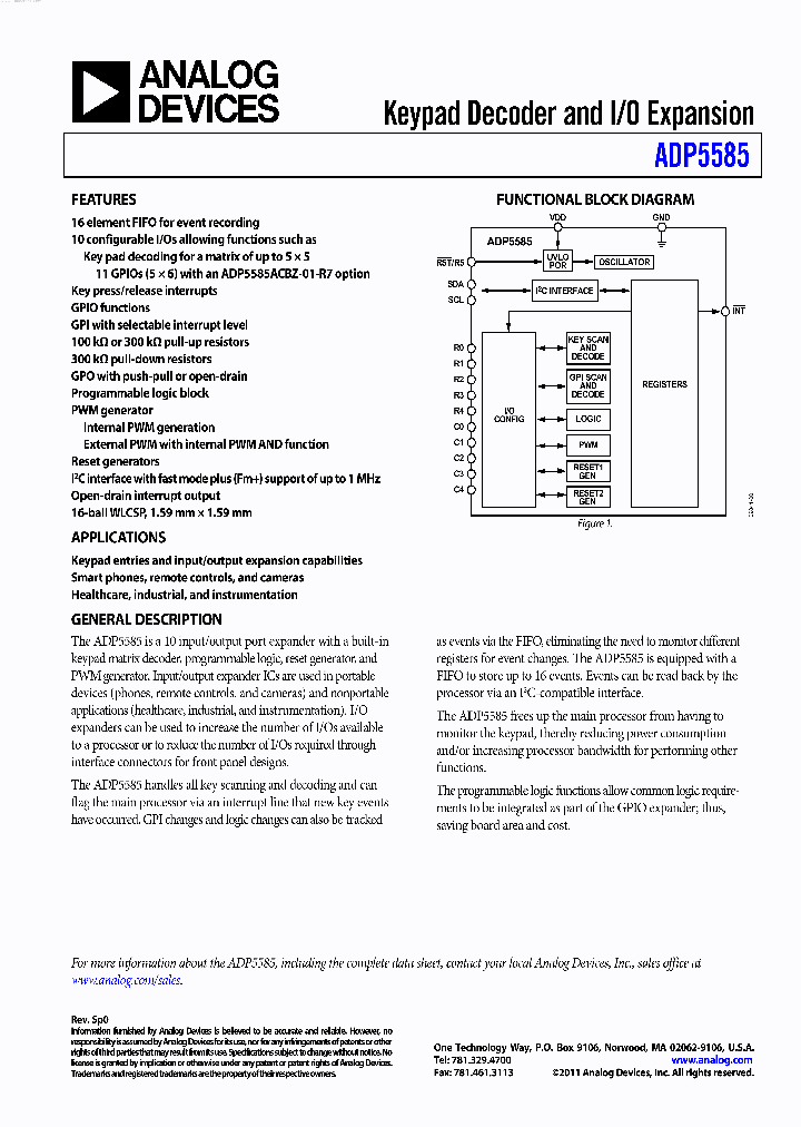 ADP5585_1956208.PDF Datasheet