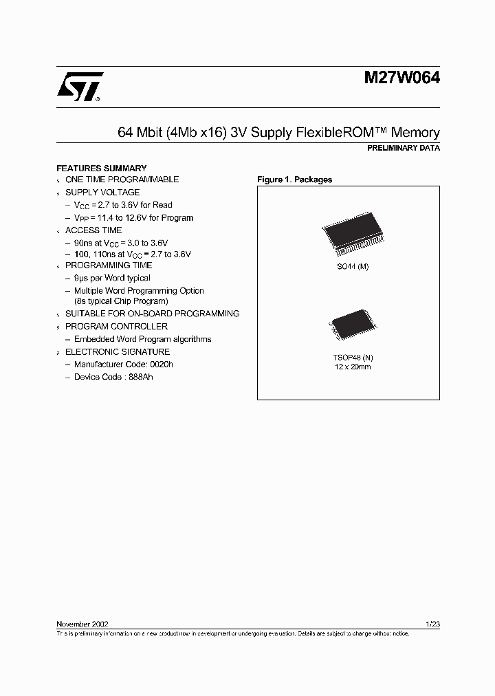 M27W064_1957260.PDF Datasheet