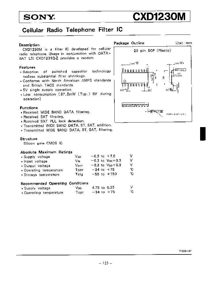 CXD1230M_1957951.PDF Datasheet
