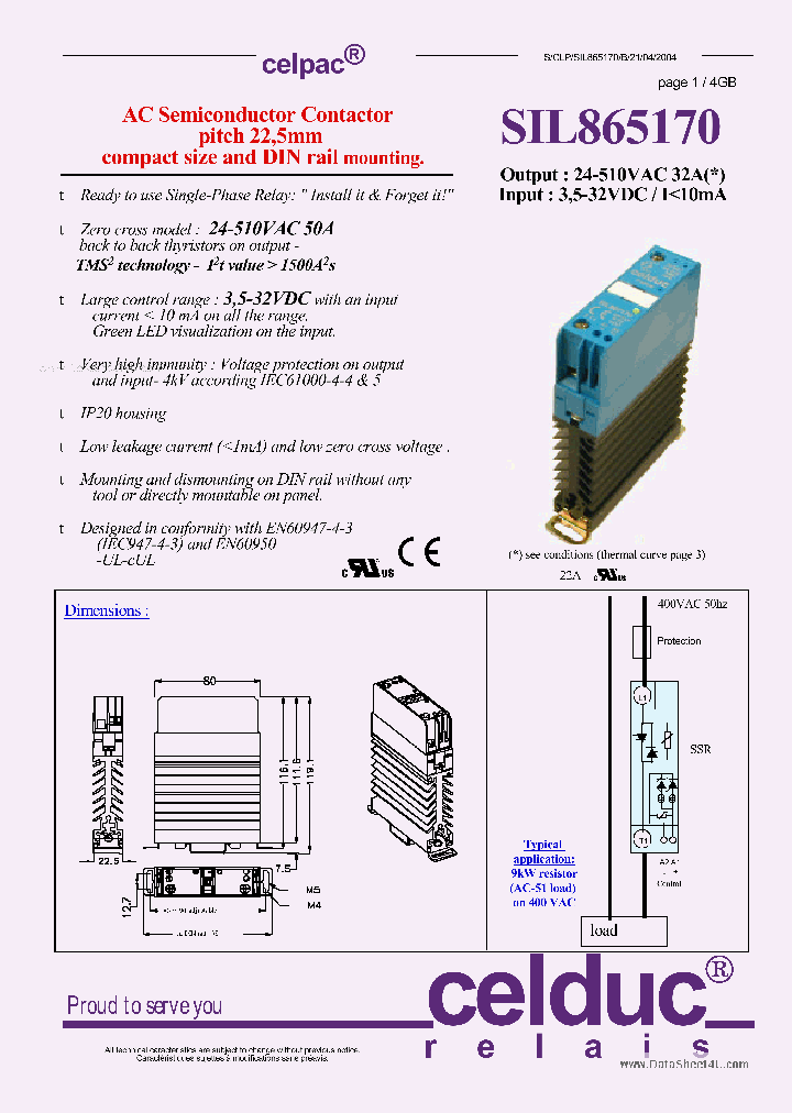 SIL865170_1958160.PDF Datasheet