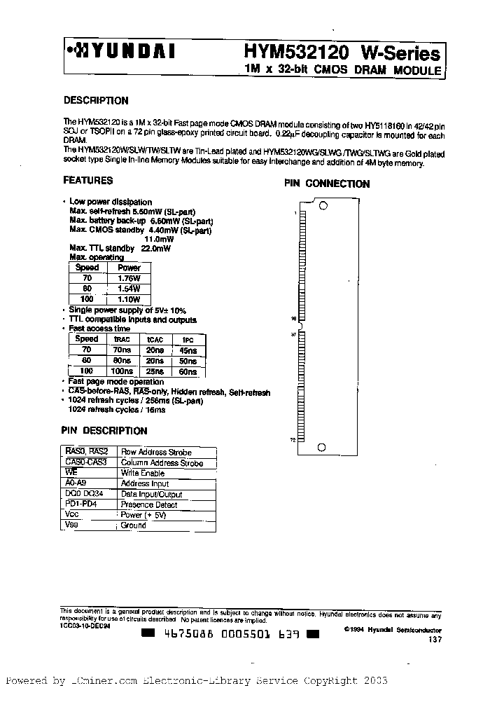 HYM532120W-70_1951443.PDF Datasheet