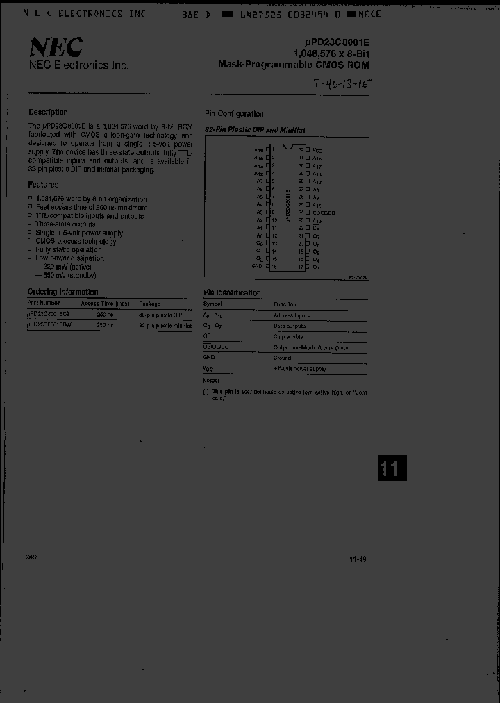 UPD23C8001ECZ_1960105.PDF Datasheet