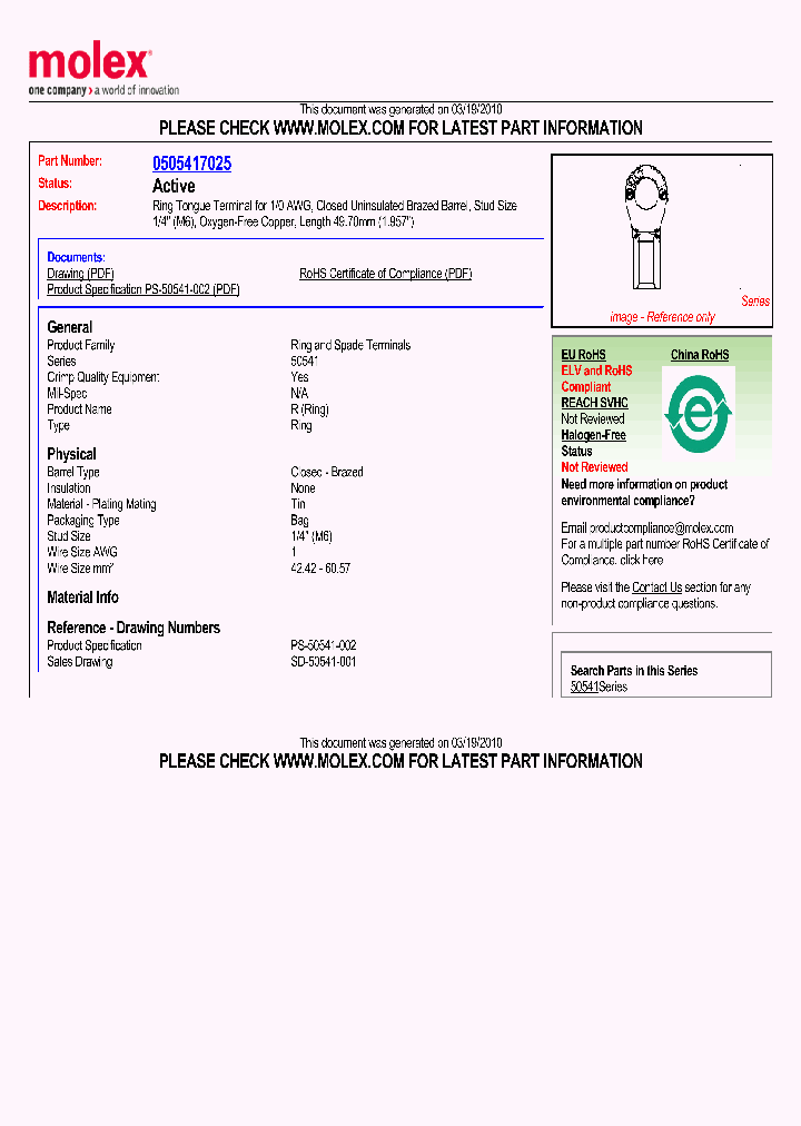 50541-7025_1961077.PDF Datasheet