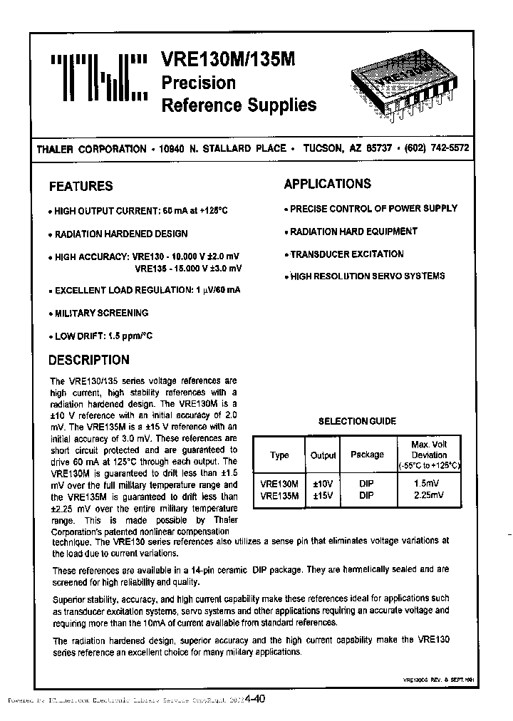 VRE130MD_1962383.PDF Datasheet