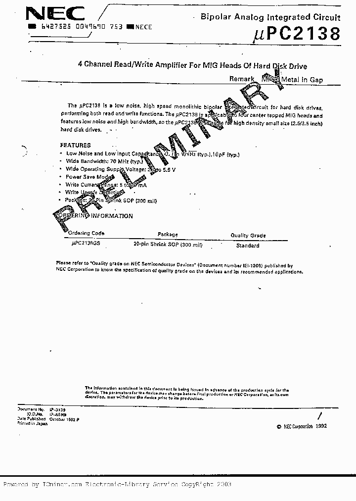 UPC2138GS_1962446.PDF Datasheet