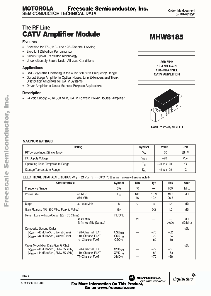 MHW8185_1963768.PDF Datasheet