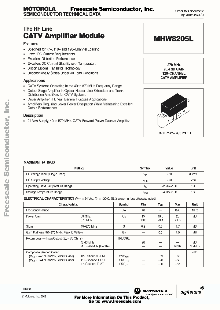 MHW8205L_1963775.PDF Datasheet