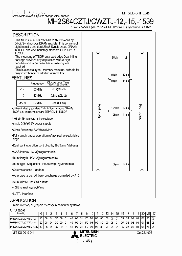 MH2S64CZTJ-12_1964523.PDF Datasheet