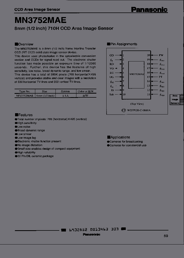 MN3752MAE_1970803.PDF Datasheet