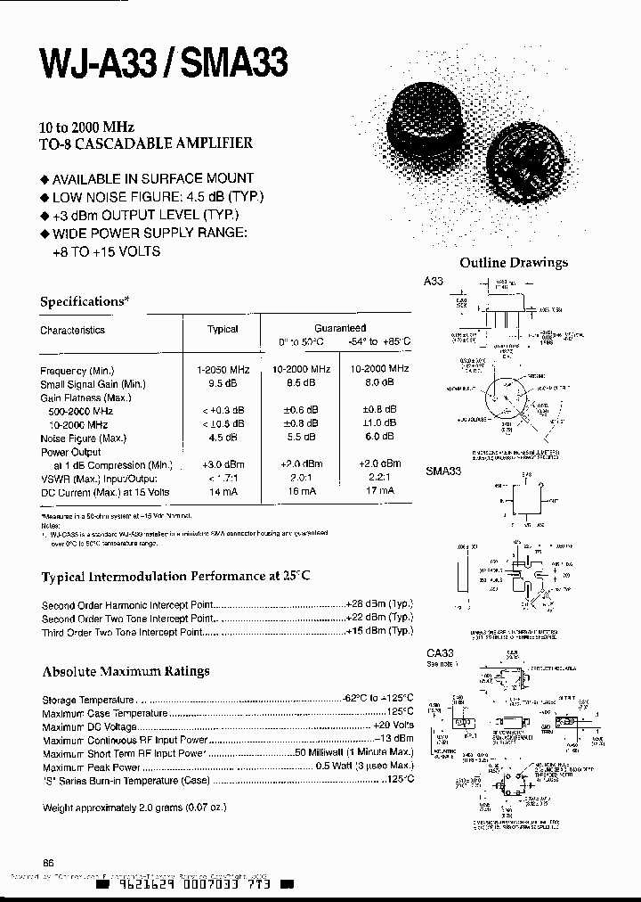 WJ-A33_1976240.PDF Datasheet