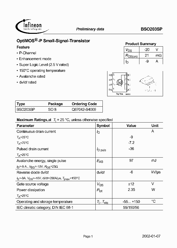 BSO203SP_1978714.PDF Datasheet