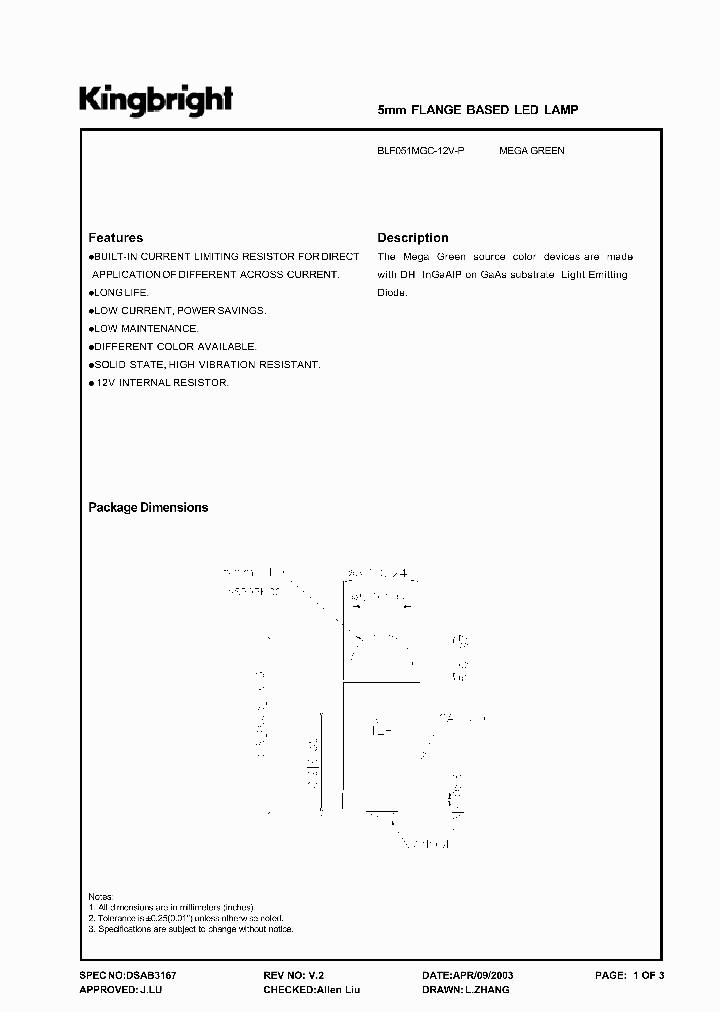 BLF051MGC-12V-P_1979290.PDF Datasheet